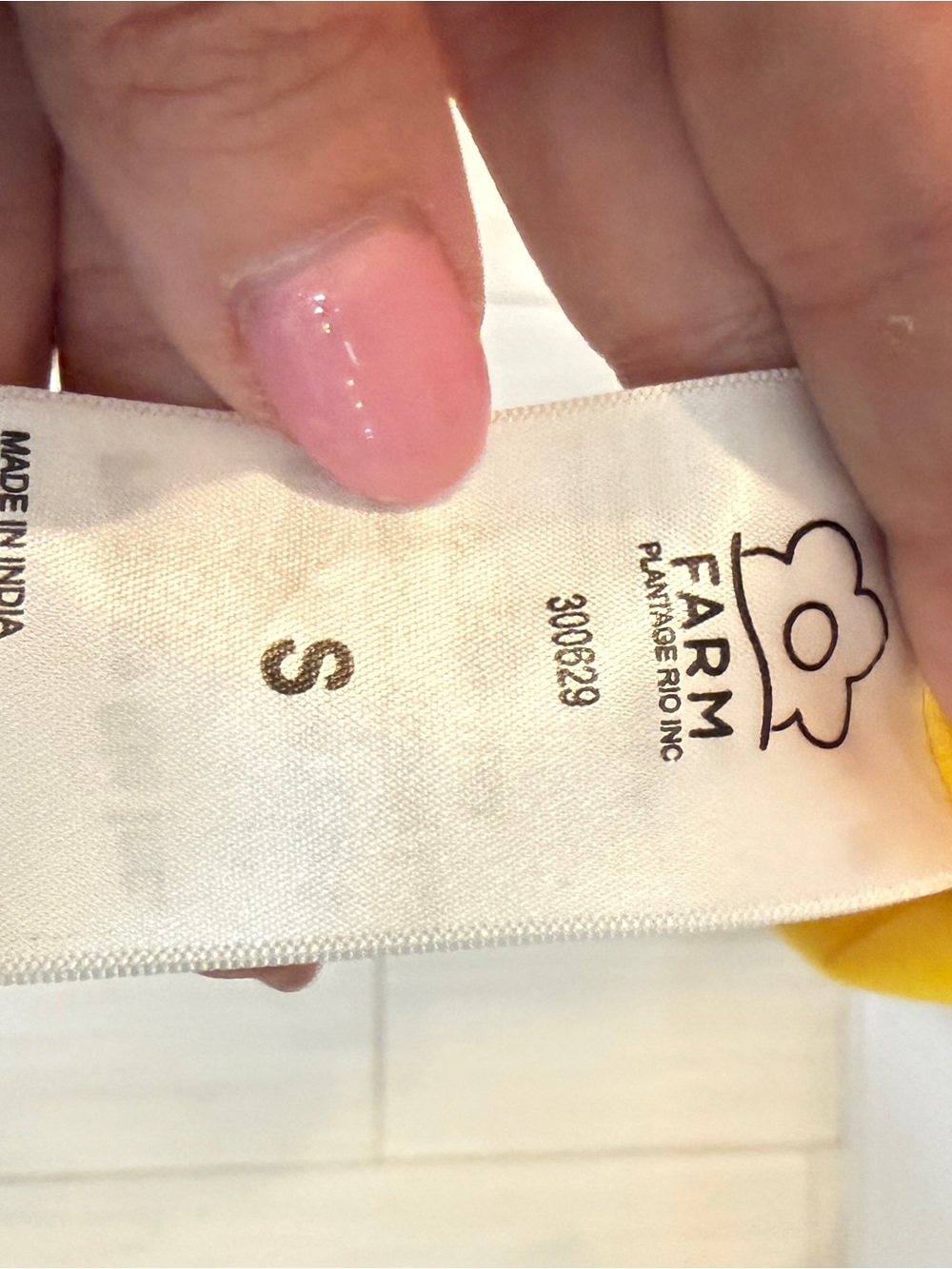 FARM Rio Yellow & Pink Tropical Ruffle Mini Dress - Picture 11 of 12